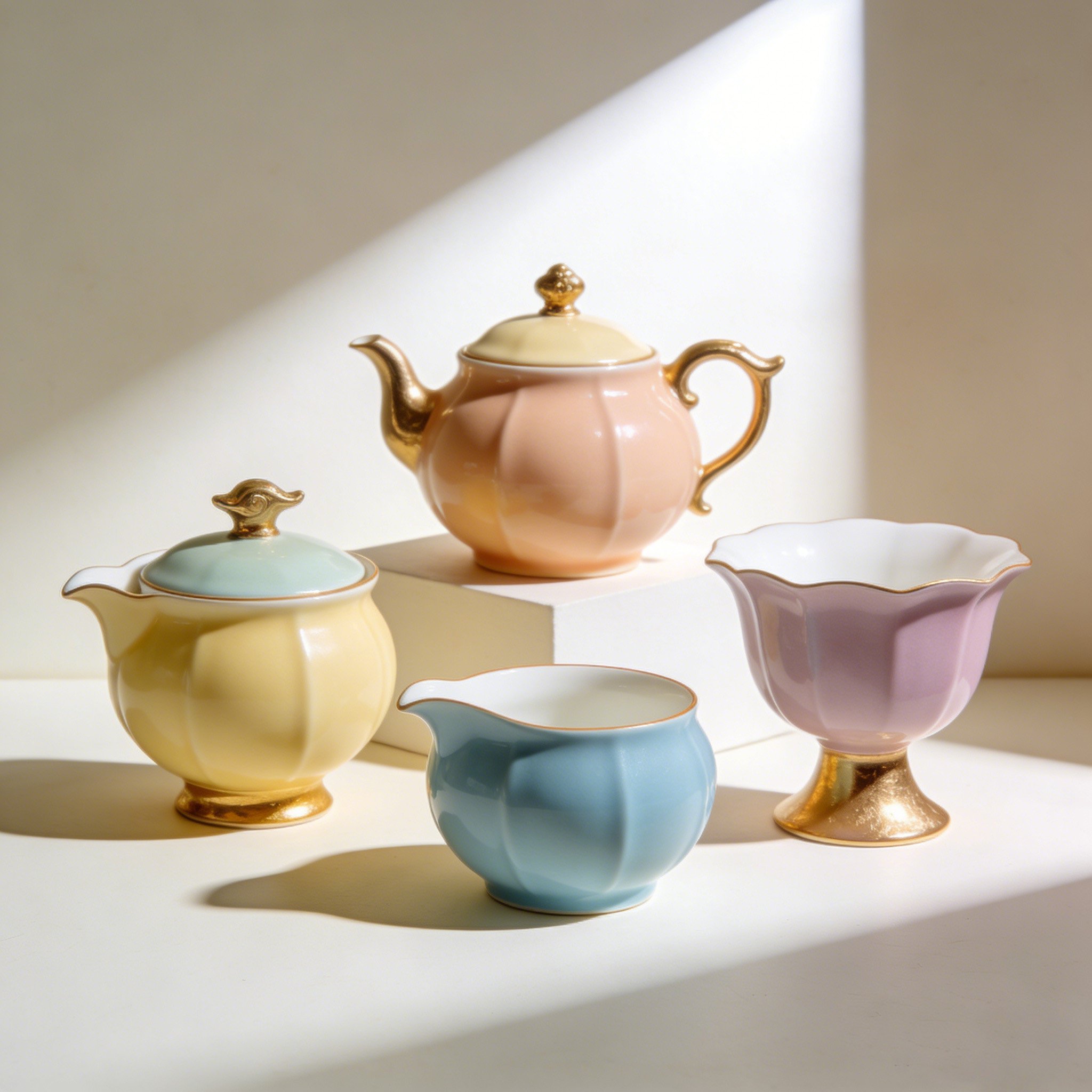 심플 도자기 다기 세트