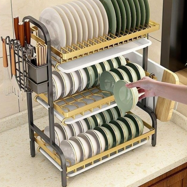 廚房多功能瀝水置物架
