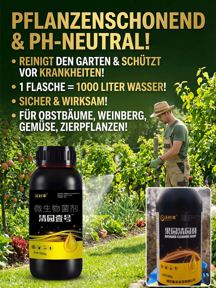 【Eine Flasche verdünnt mit Wasser auf 1000 Pfund】Pflanzen- und Obstbaumreinigungsmittel