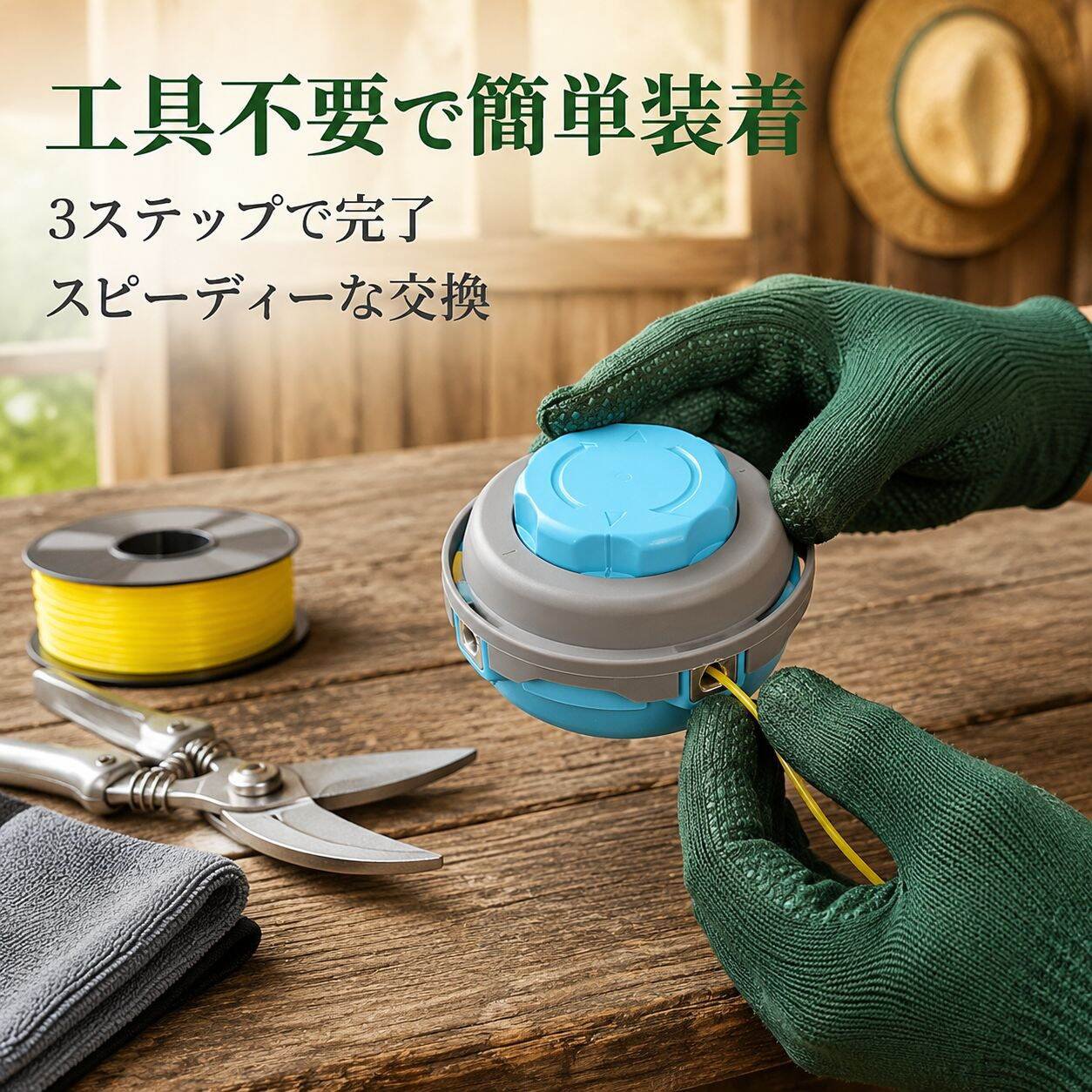 四本ライン芝刈り機ヘッド 芝生トリマー用部品
