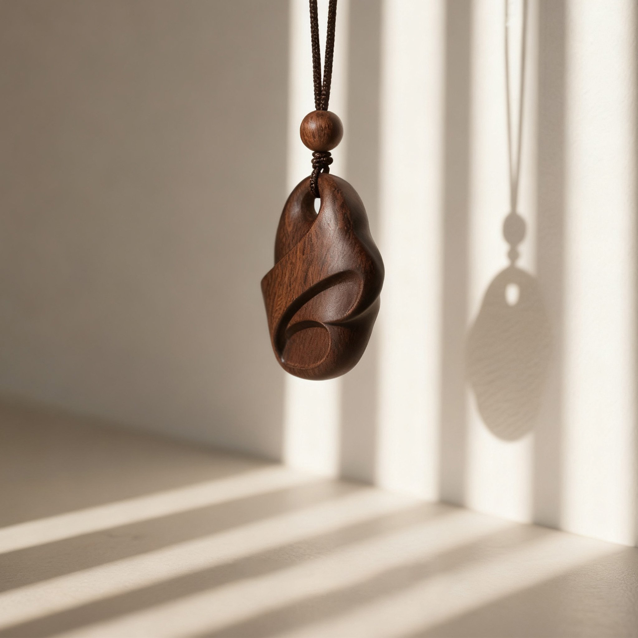 檀木車用吊り飾り（2個セット）