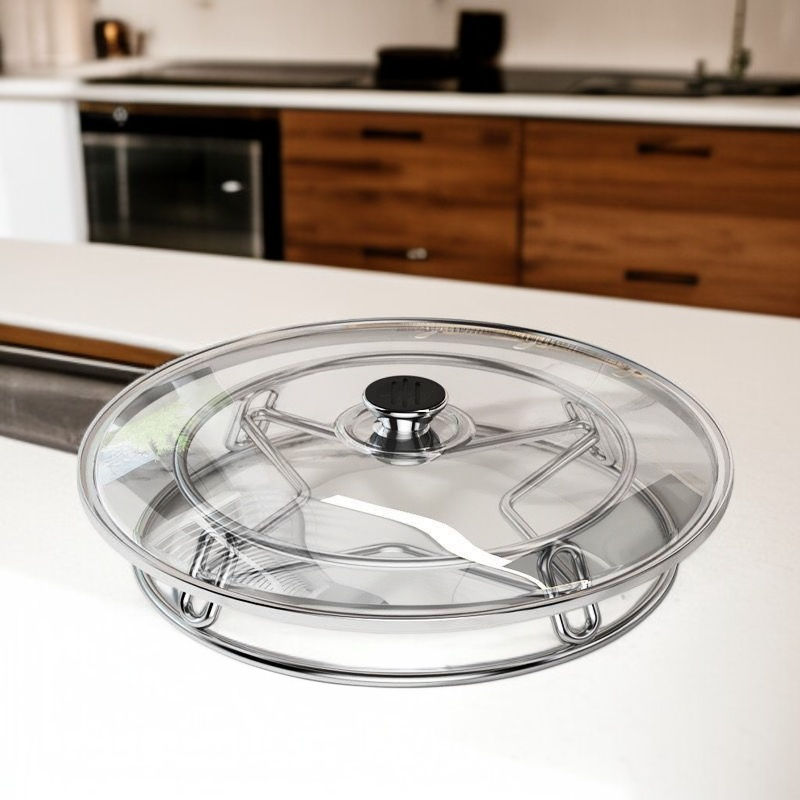 Kitchen Extra Thick 304 Stainless Steel Anti-Scald Heat Insulation Steaming Rack Pot Pad