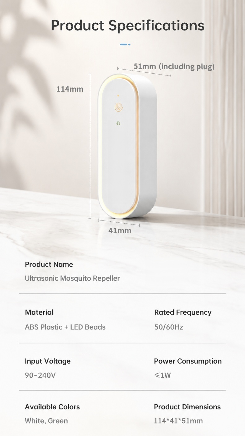 Smart Ultrasonic Mouse and Mosquito Repeller product front view