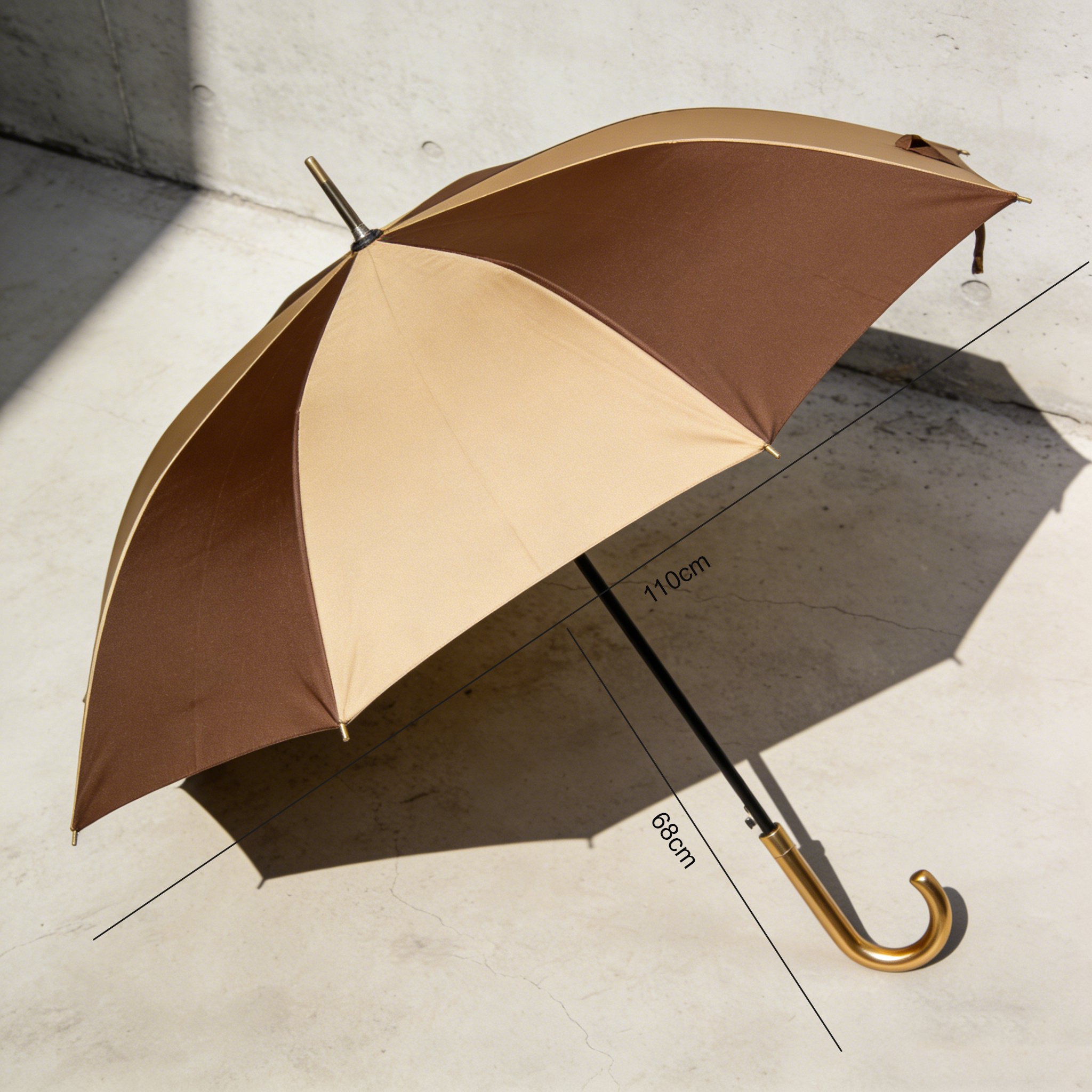 耐風性に優れた雨傘の骨組み