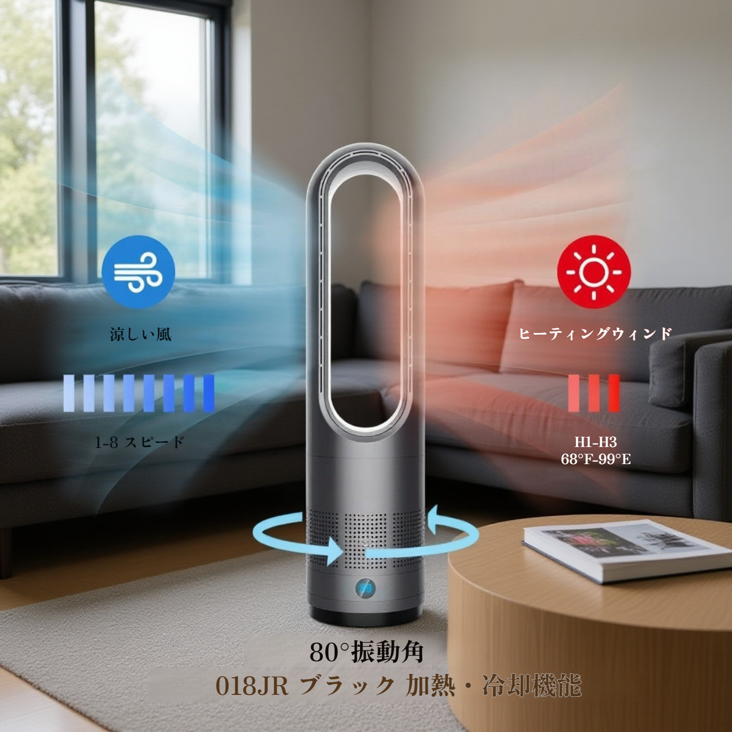 オフィス向けセラミックヒーター使用例