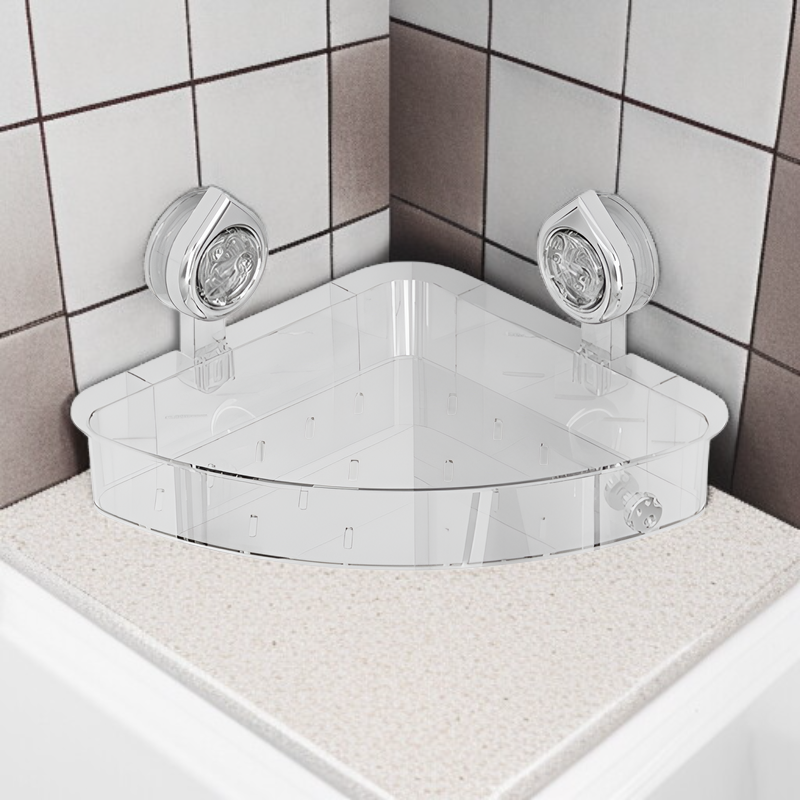 洗面台横の壁掛け収納ラック