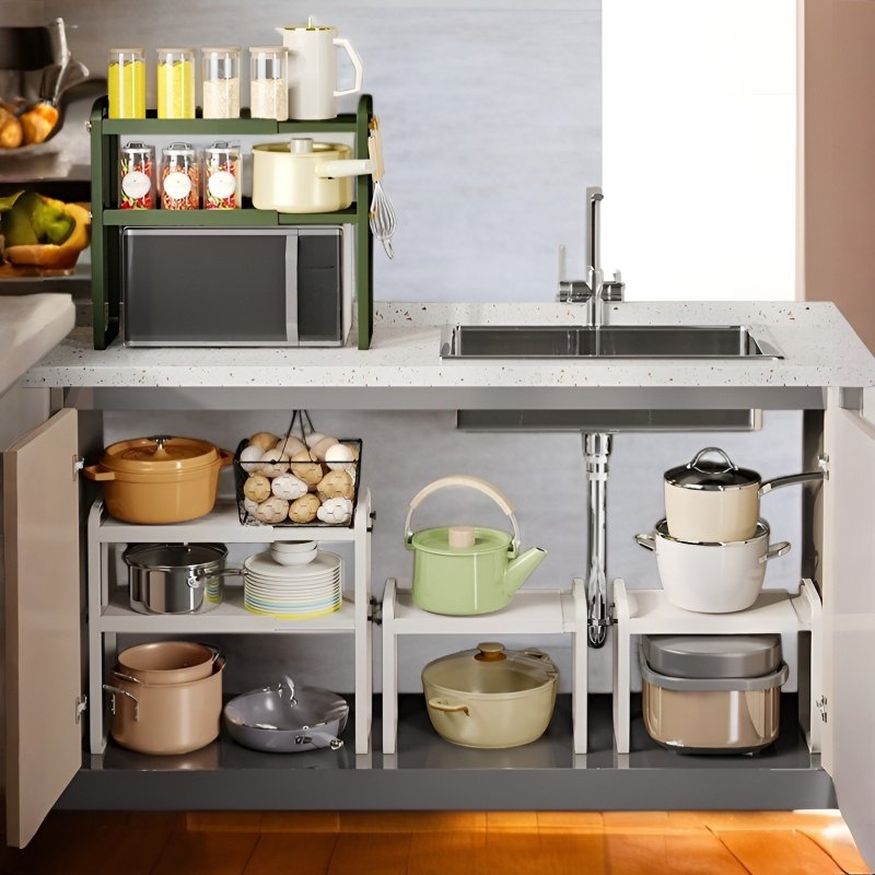 Extendable Mini Kitchen Storage Rack