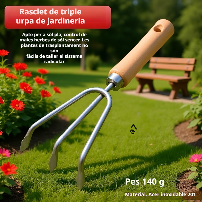 Conjunt de 3 eines de jardineria per plantar flors a casa