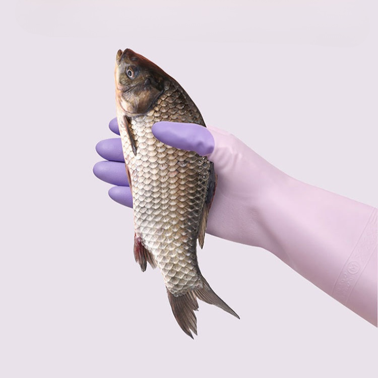 Durable Waterproof and Oil-Resistant Household Gloves