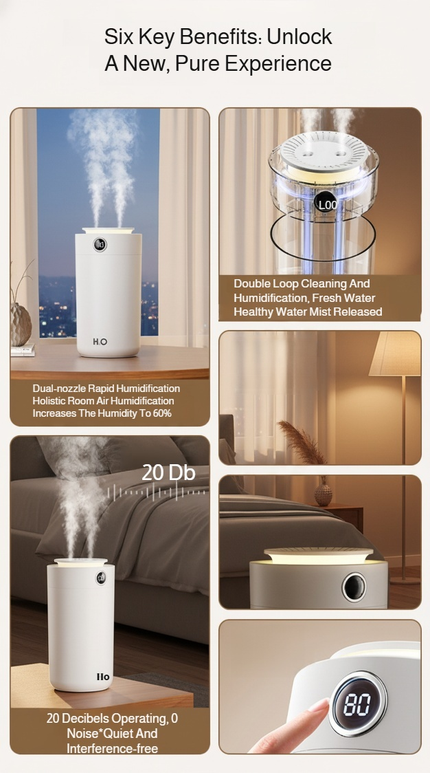 Efficient humidification device for home and office