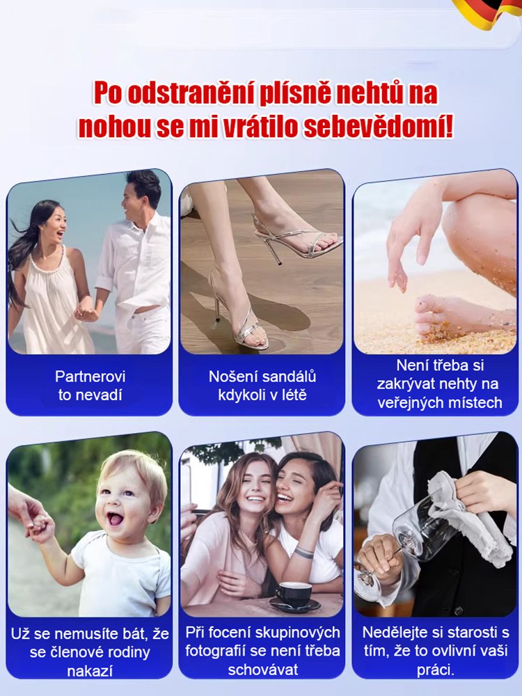 Silná antimykotická tužka na opravu nehtů