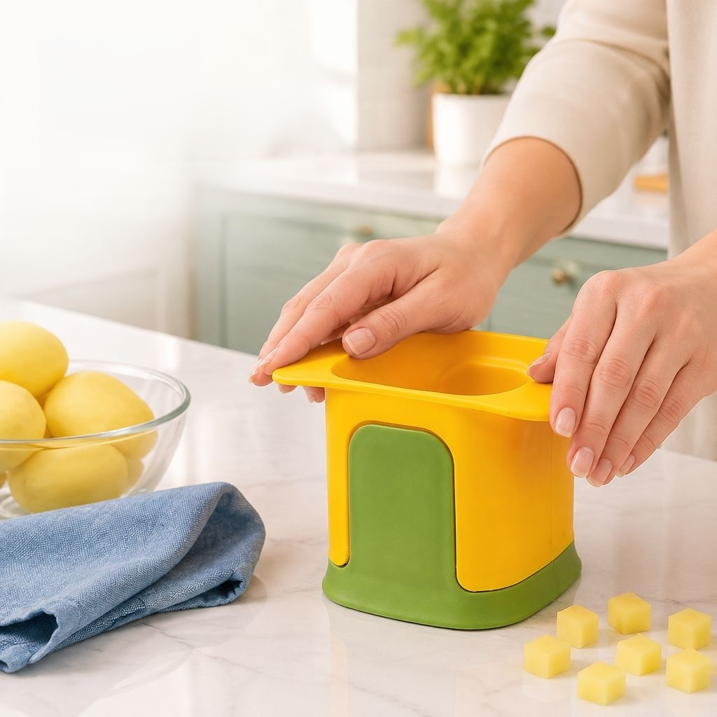Cortador multifuncional de verduras en cubos