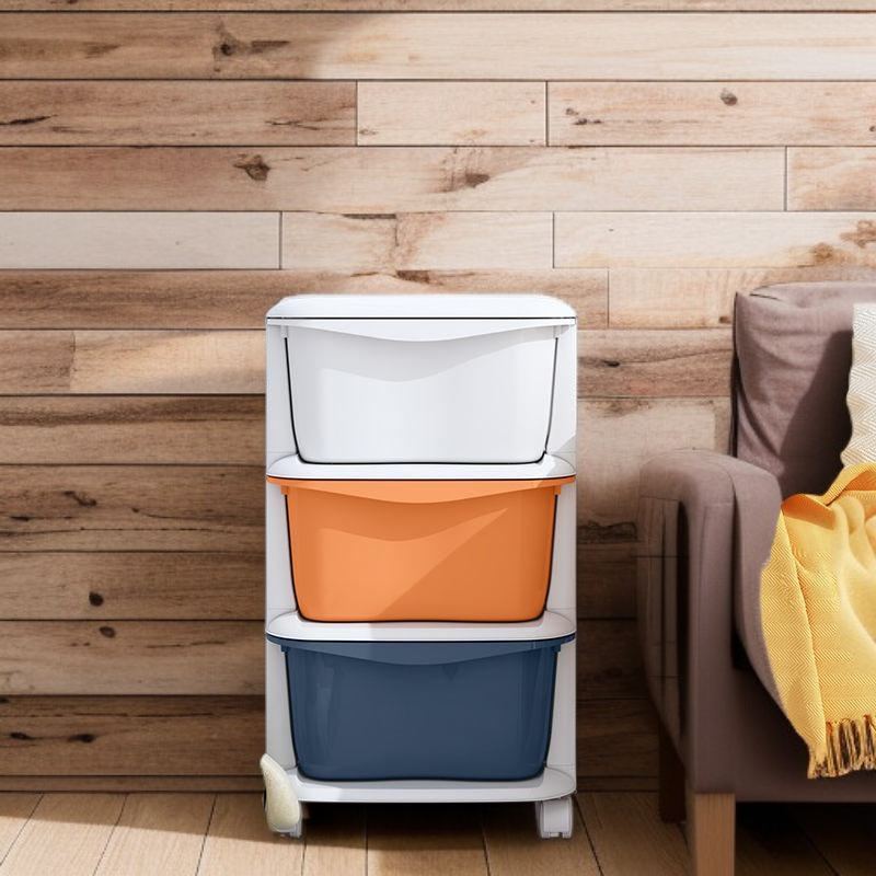 軽量で持ち運び簡単な引き出し式収納ボックス