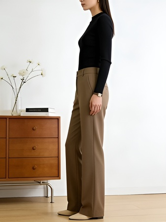 Knackig geschnittene und fließende Arbeitshosen