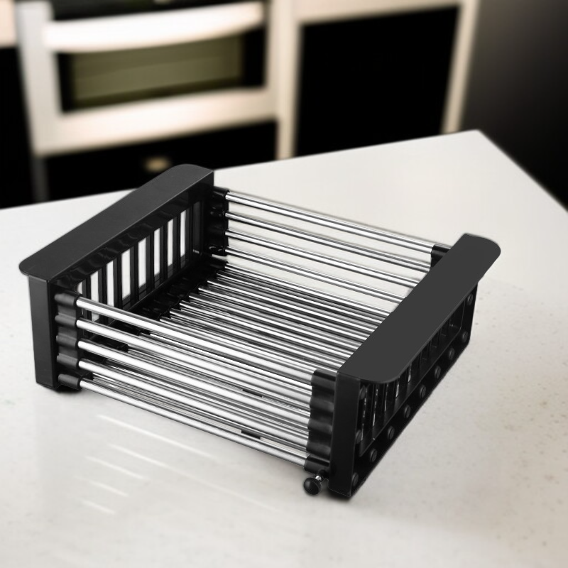 스테인리스 스틸 확장형 싱크대 수납 선반