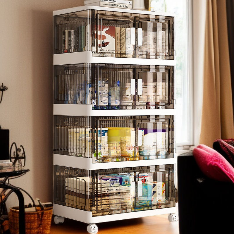 Cajonera de plástico para almacenamiento de snacks en el hogar