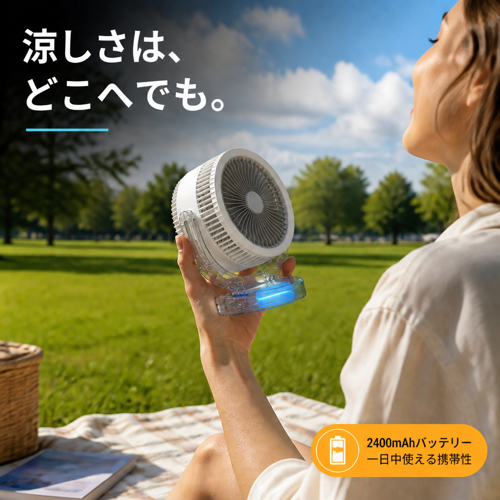 静音省エネ多機能扇風機 家庭寝室卓上循環ファン