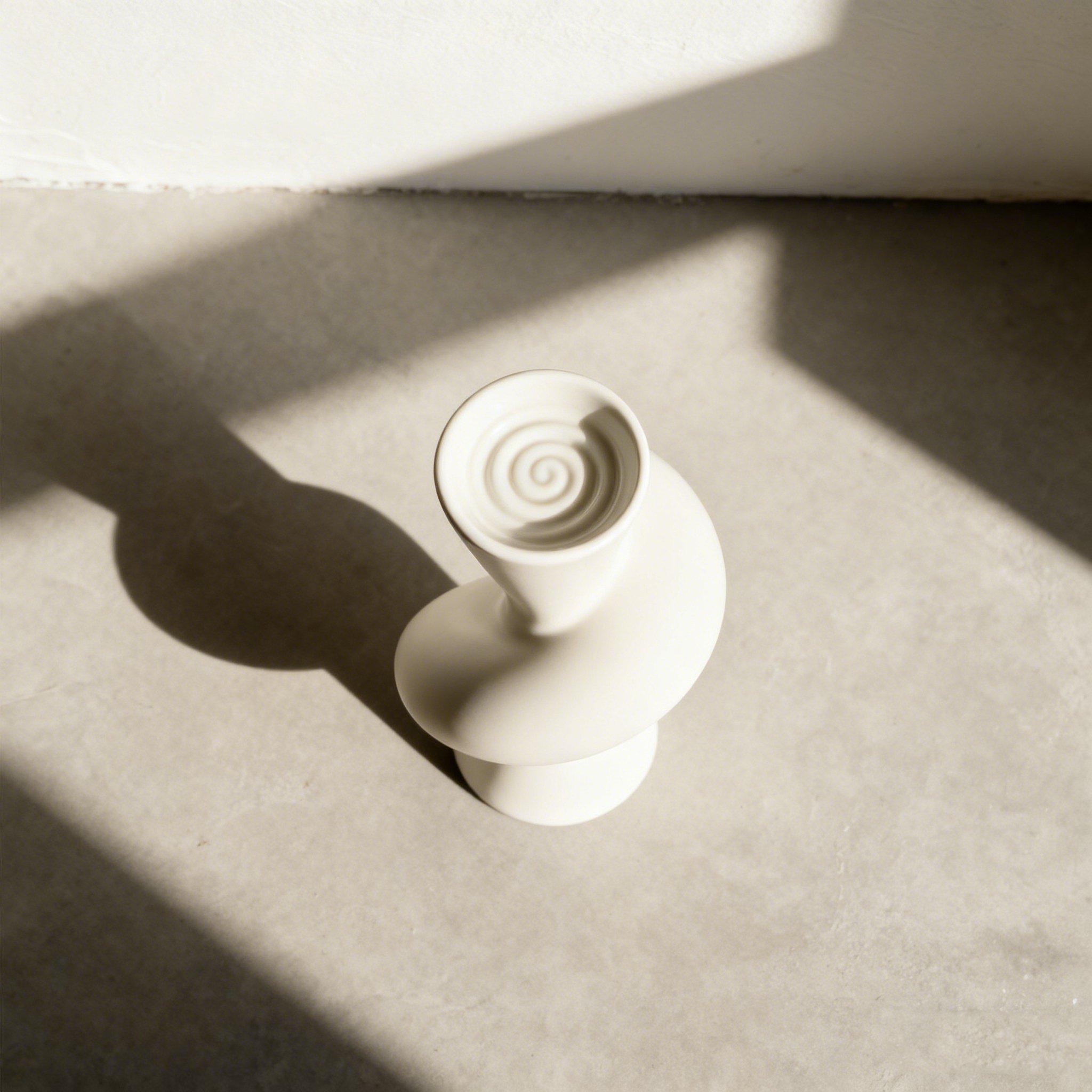 트위스트 세라믹 인테리어 소품 세트 (2개입)