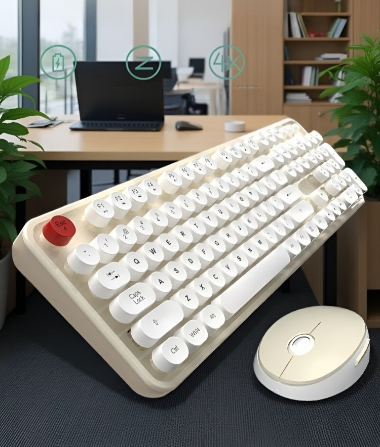 ギフト包装されたカラフルな口紅キーボード