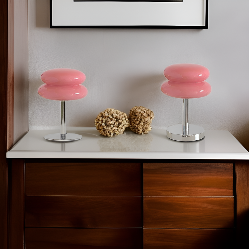  Lámpara de vidrio estilo nórdico Bauhaus para dormitorio y sala de estar 