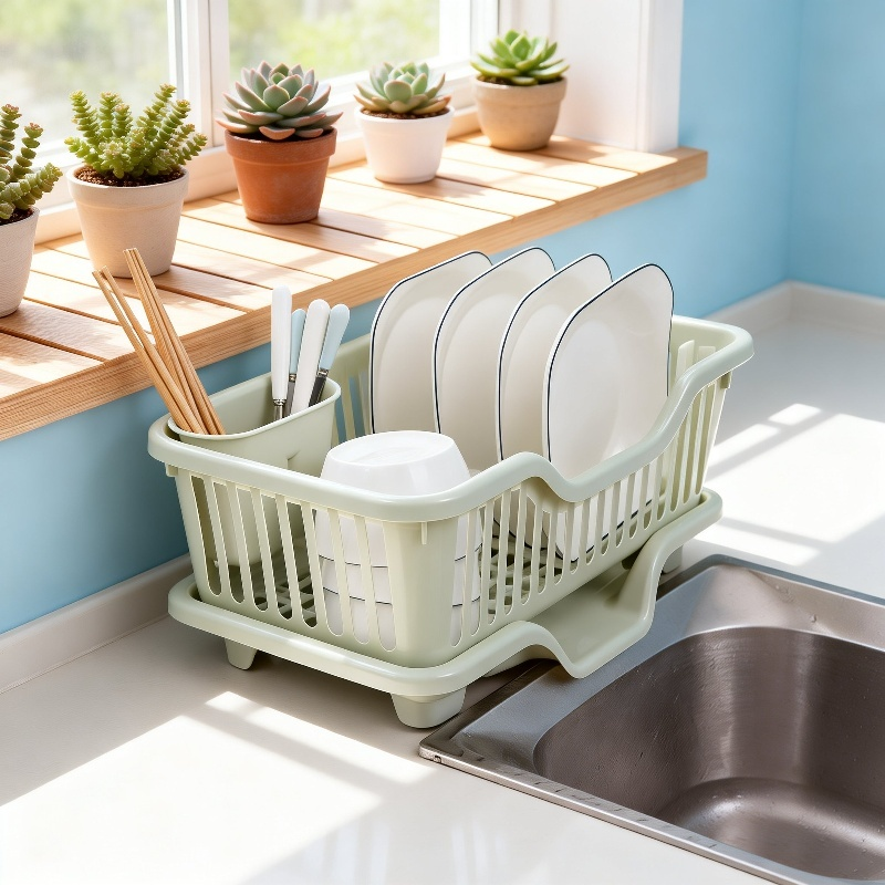 ตู้เก็บจานพลาสติกขนาดใหญ่สำหรับห้องครัว