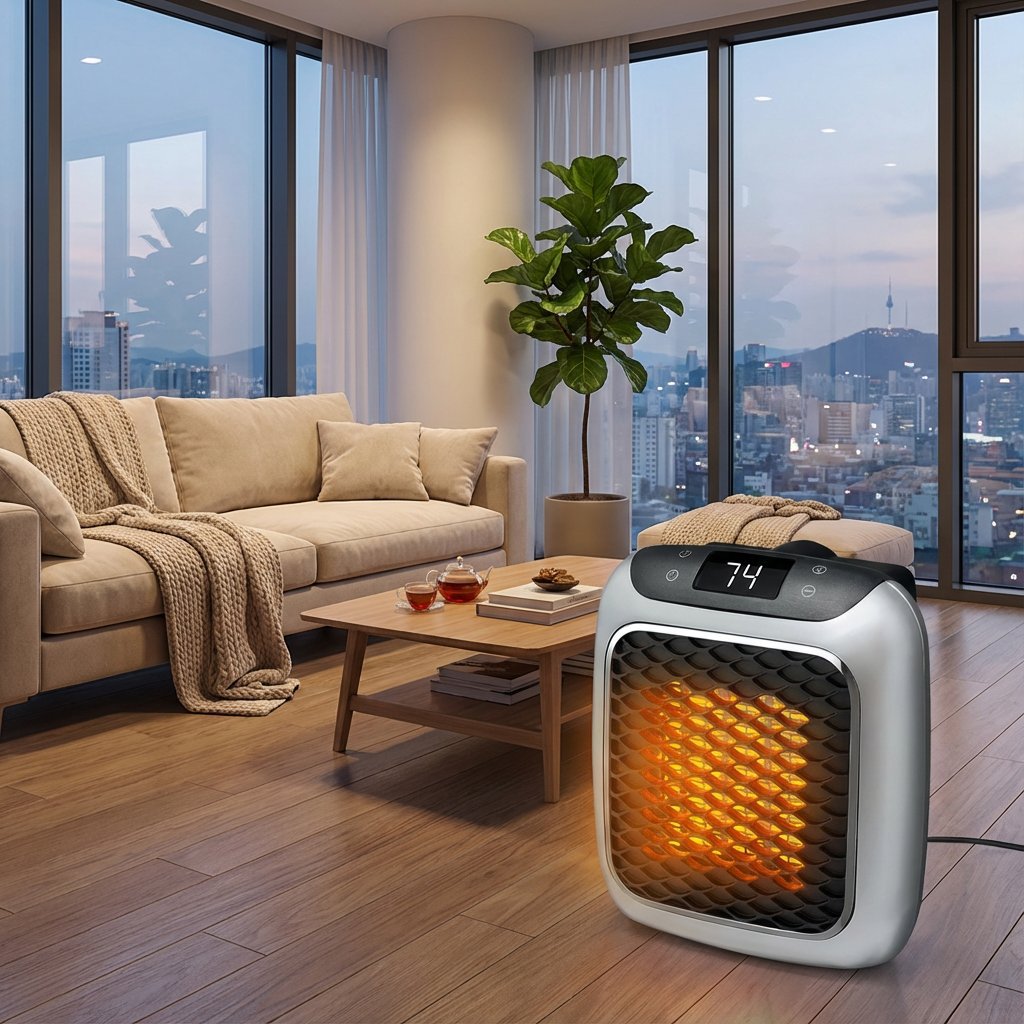 【난방비 지옥 탈출】일주일 전기 1kWh 실화? 초절전 PPC 세라믹 플러그 히터 - 20평 순식간에 후끈/설치비 0원/50% 특가