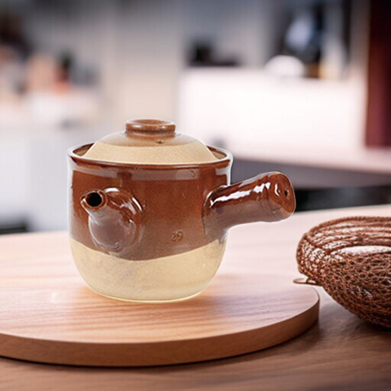 Chinesischer Arznei-Gesundheits-Tontopf, hochtemperaturbeständiger Arzneitopf
