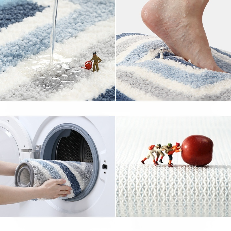 Tapis de bain épais et antidérapant