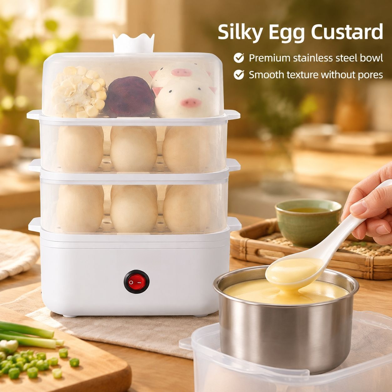 Smart Convenient Egg Custard Maker