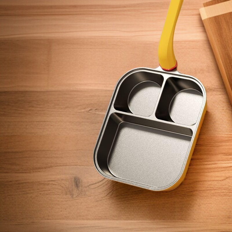 Titanium 3-in-1 Antihaft-Bratpfanne, dick und tief, für Eier und Hamburger