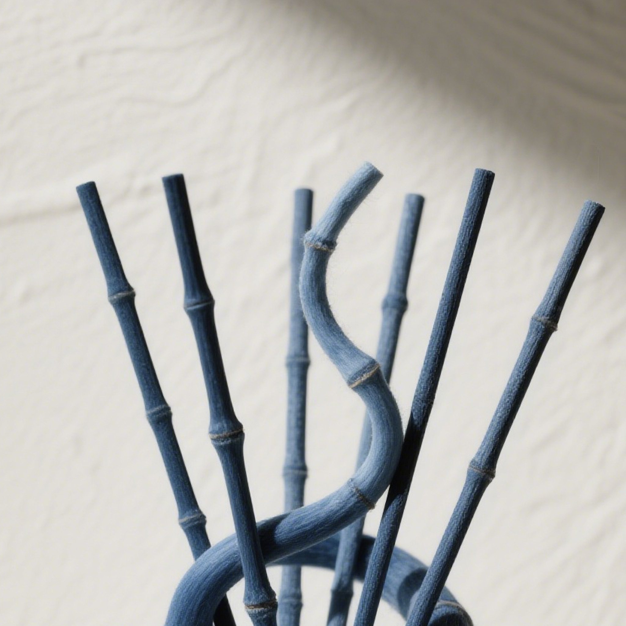 ชุดน้ำหอมปรับอากาศแก้วสานไม้ไผ่ 3 ชิ้น