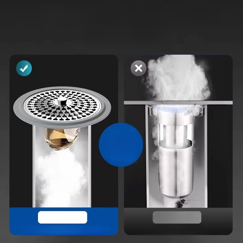 화장실 거름망 악취방지 바닥누설심 방충 스테인리스 화장실 악취방지 바닥누설