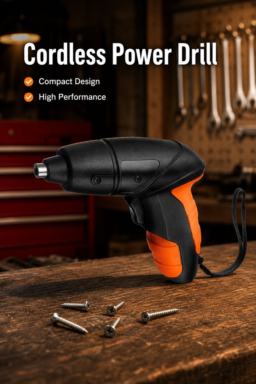 High-Quality Electric Drill, Night Work, Ergonomic Design