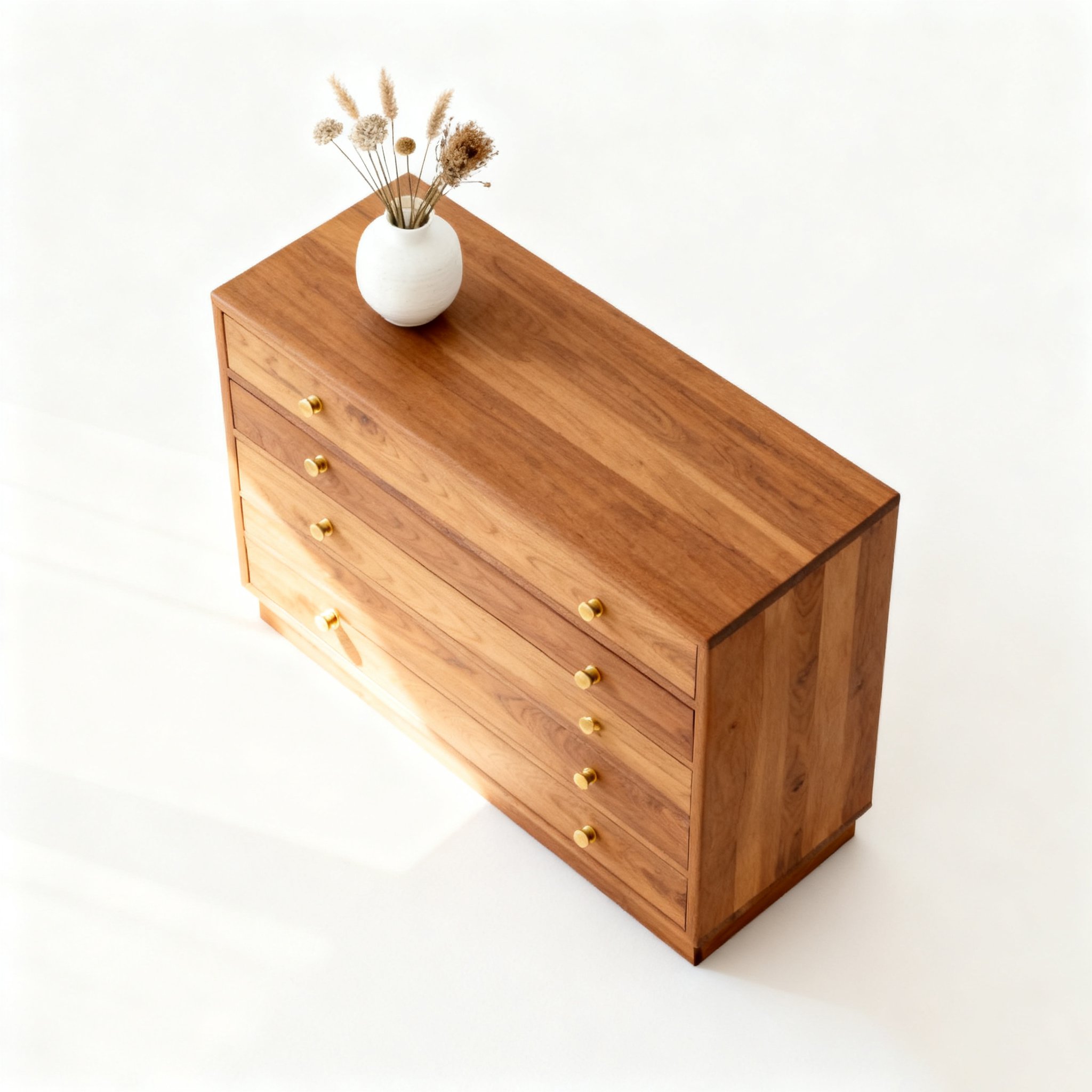 Gabinete de almacenamiento de madera maciza