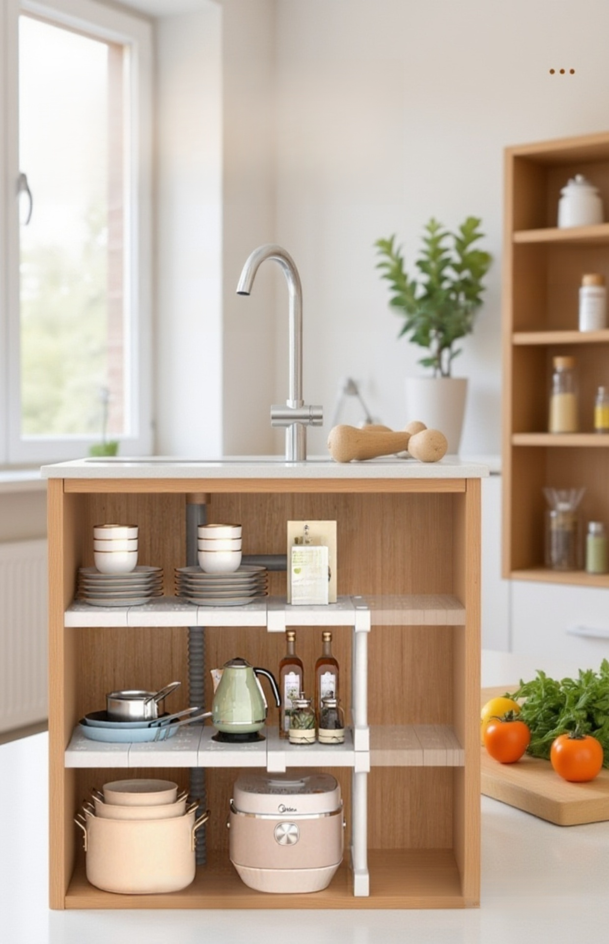 حلول تخزين ذكية للمطبخ