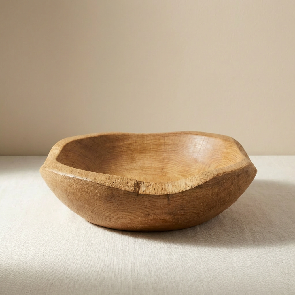 Solid wood decorative items (5 pieces)