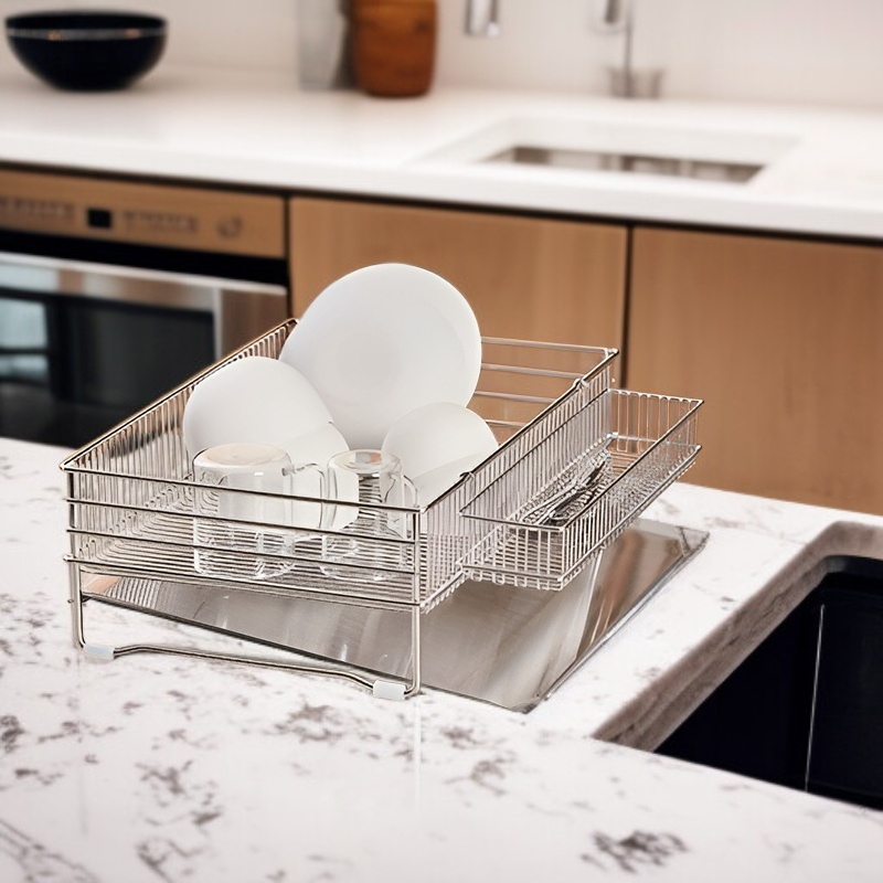  다용도 조절식 배수 바구니