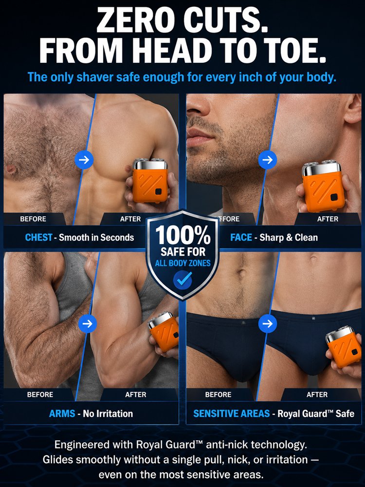 【50% Off Sale】Dual-Head Portable Electric Shaver
