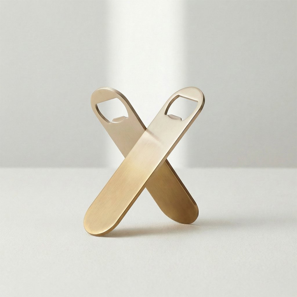 ที่เปิดขวดทองเหลืองขนาดเล็กพกพาสะดวก (แพ็ค 5 ชิ้น)