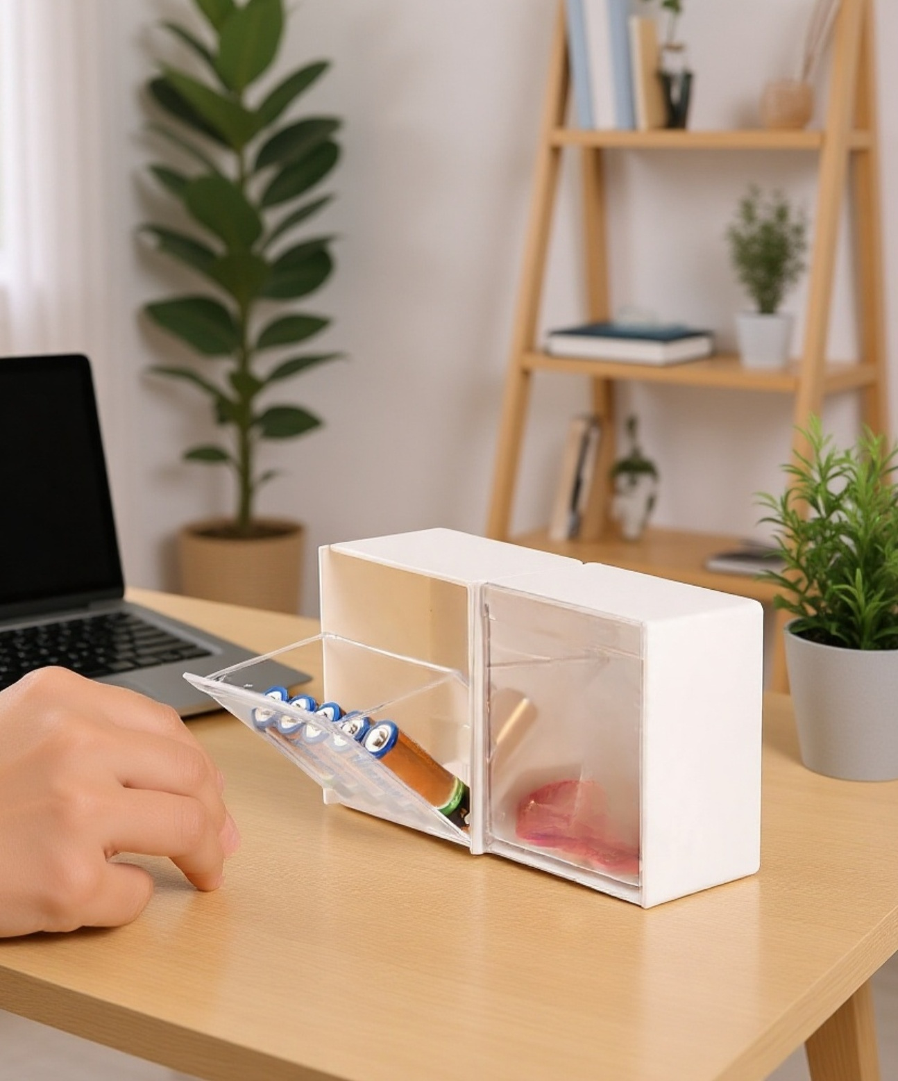 주방에서 사용하는 벽걸이형 수납함