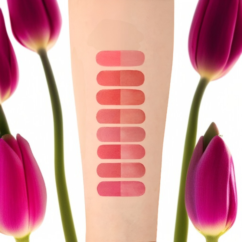 컬러풀한 매트 립글로스