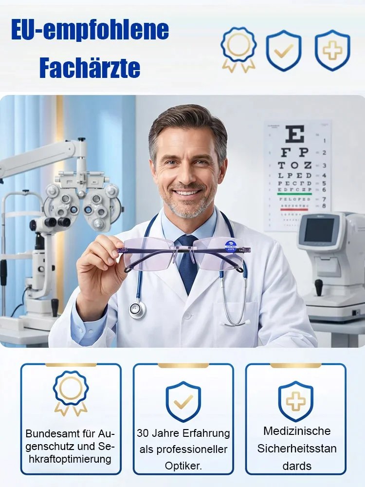 【Sehkraft zurück auf 20 Jahre】Intelligente Fokusveränderung Komfortable Lesebrille