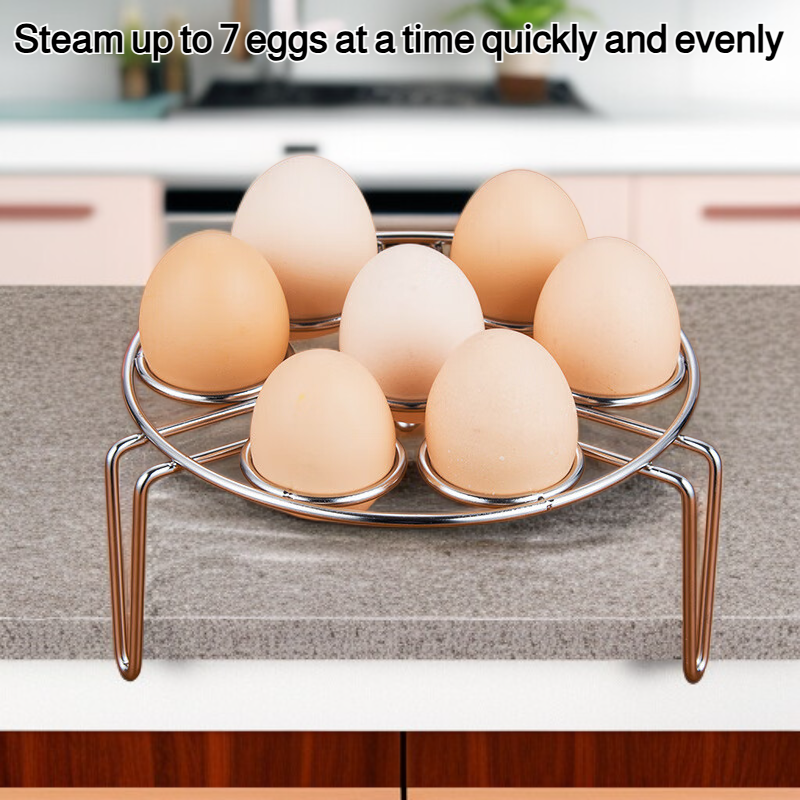 Stainless steel egg steamer