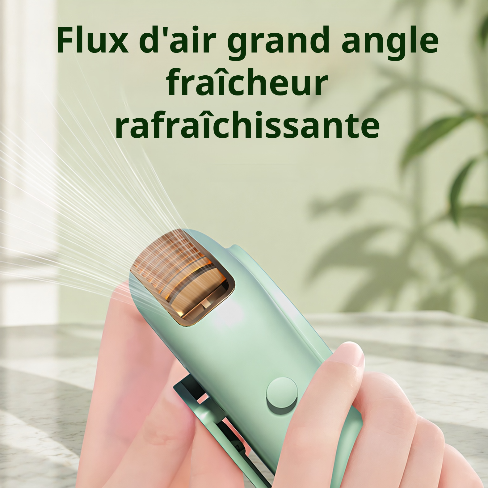 Ventilateur tour de cou portable mini à LED multicolore