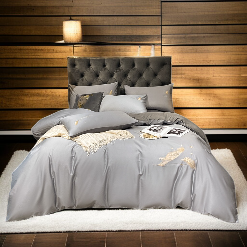 純色簡約床單三件套