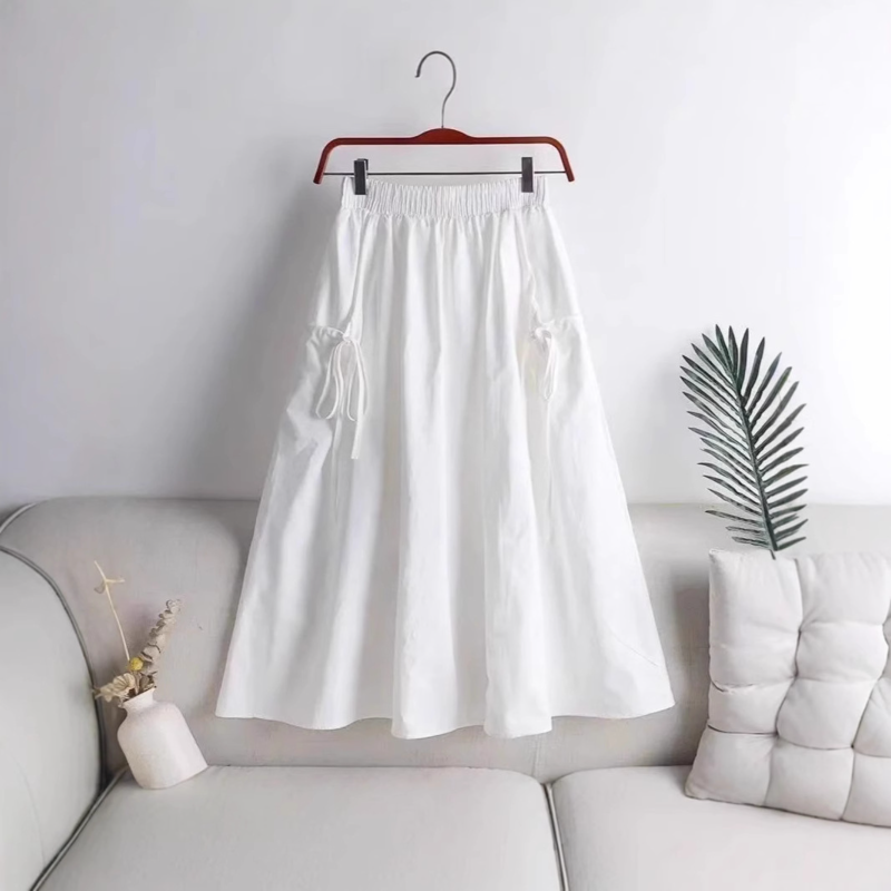 High Waist Bias Sheer Mesh Midi Skirt