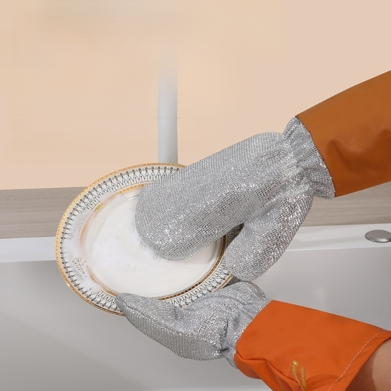 방수 내열 연장 스틸 메시 장갑