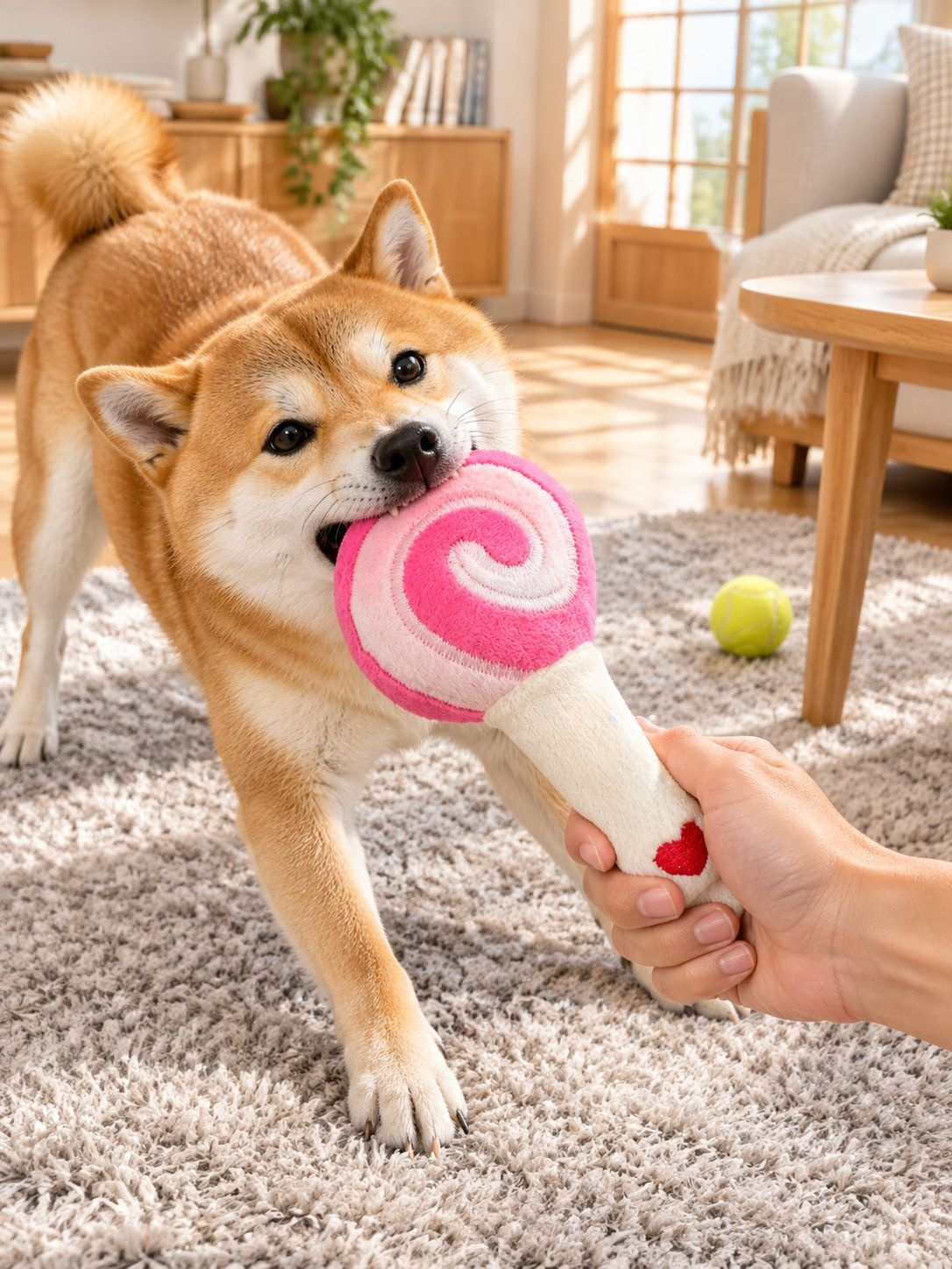 軽量で持ち運びやすい犬用おもちゃ
