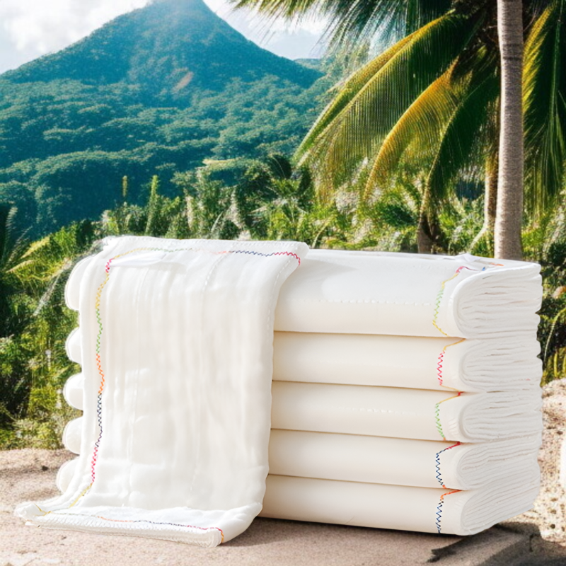 다용도 매직행주 다용도 클렌징 수건 두껍고 두꺼운 행주 테이블 기름 묻히지 않는 행주 레인보우 수건 세척이 용이한 순면 거즈 행주