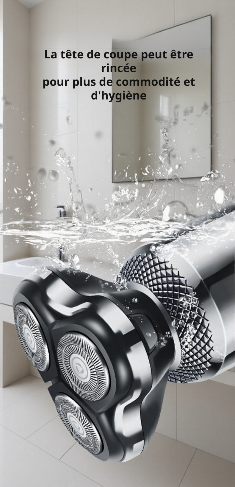 Rasoir électrique pour homme avec technologie avancée